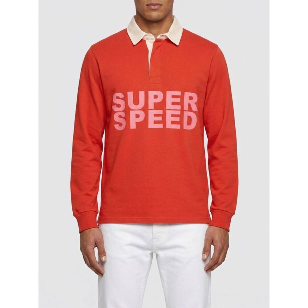 Jw Anderson Men Cotton Polo With Logo Jw Anderson